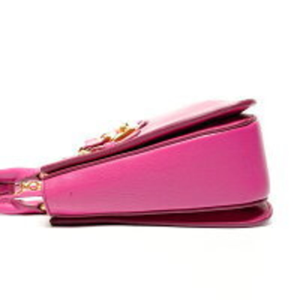 Miu Miu Madras Leather Shoulder Bag Pink - Picture 4 of 13